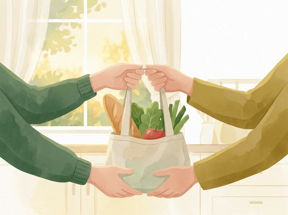 Illustration zu Haushalt & Einkaufshilfe